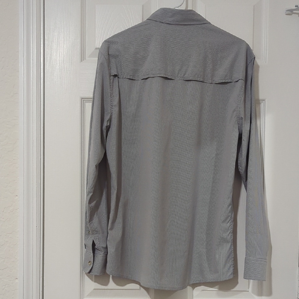 Poncho Outdoors Gray Men's Shirt - Picture 3 of 5